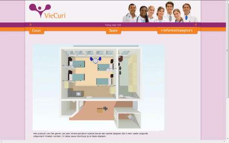 Using a ground plan to give context to the learner.