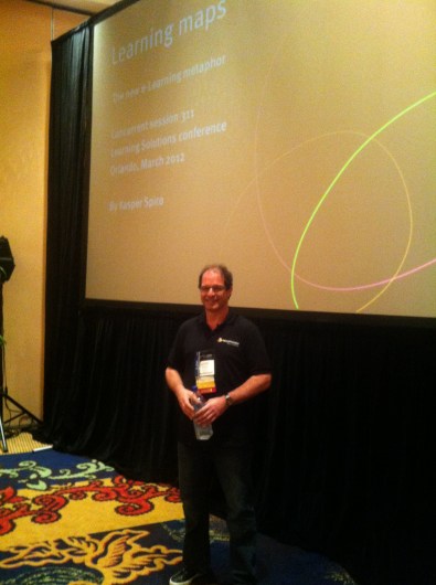 Kasper presenting at LSCON on learning maps