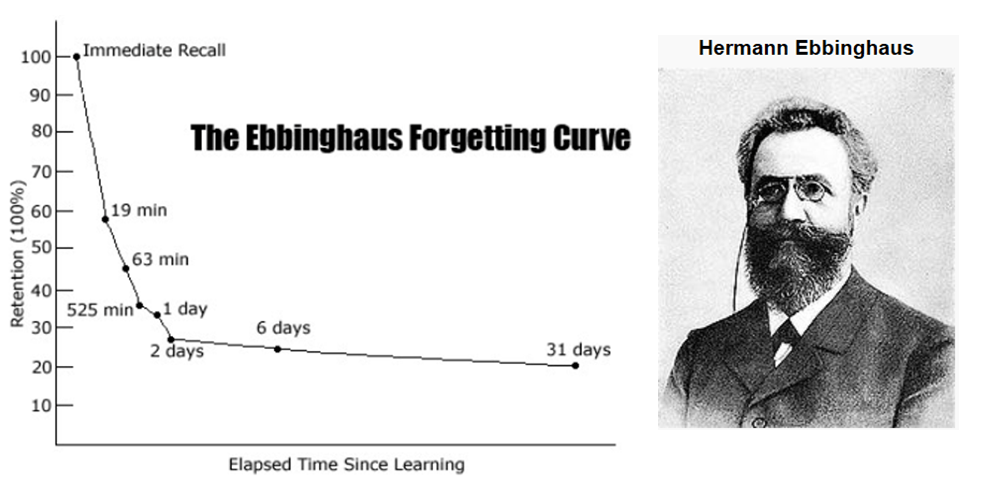 the forgetting curve